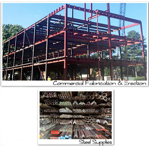 Commercial Fabrication and Erection, Residential Fabrication, Steel Supplies